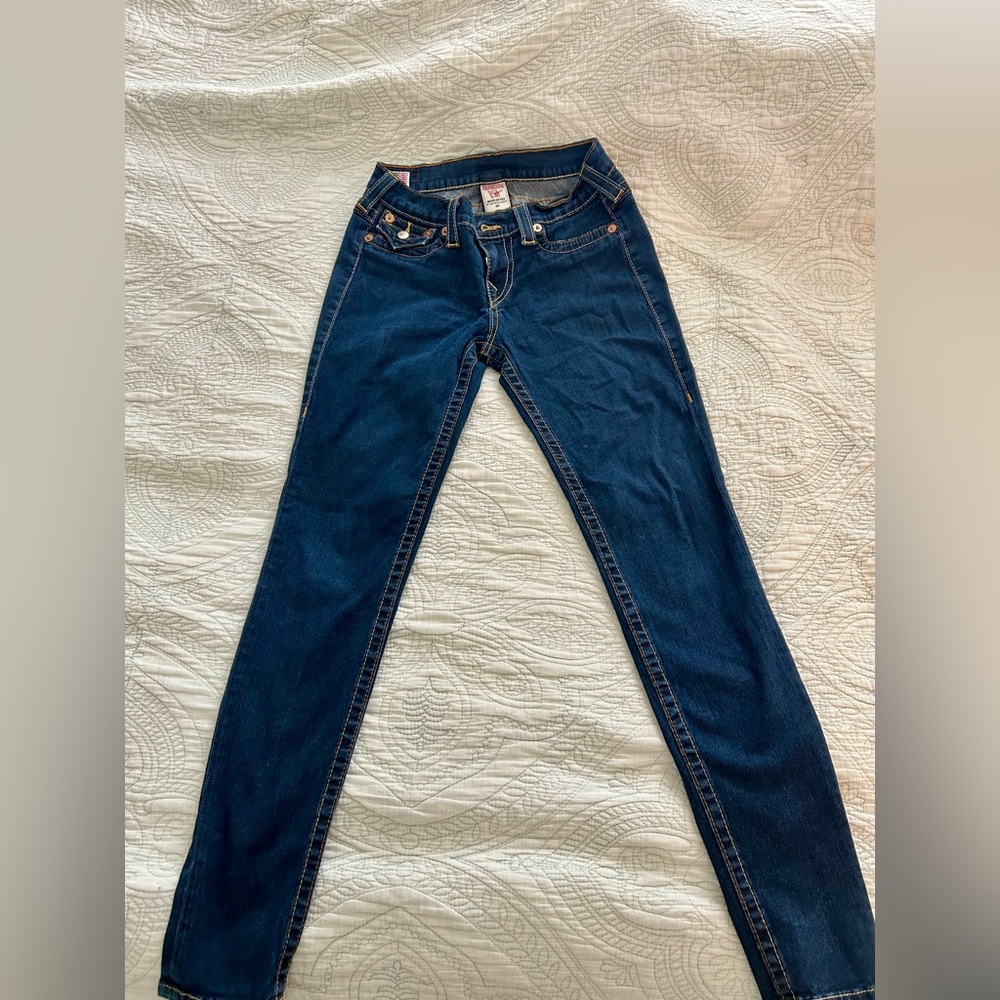 True Religion Dark Blue Skinny Jeans size 29
